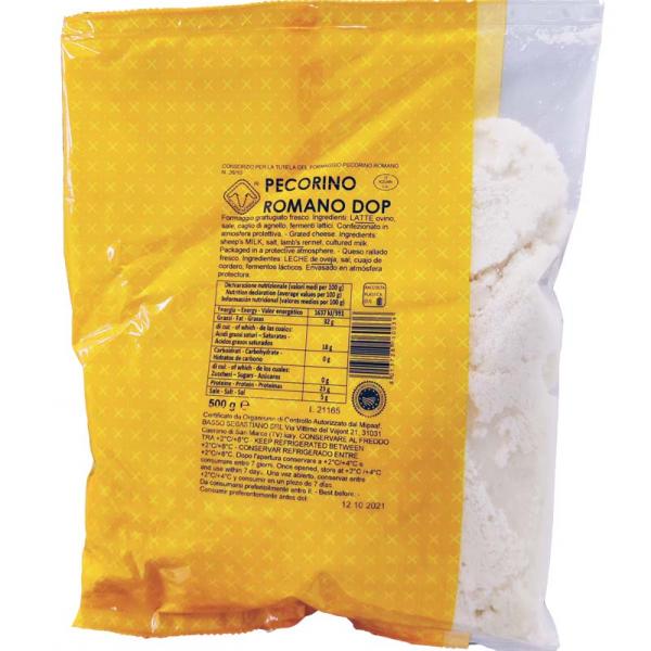 Pecorino Romano DOP grattugiato 500 gr.